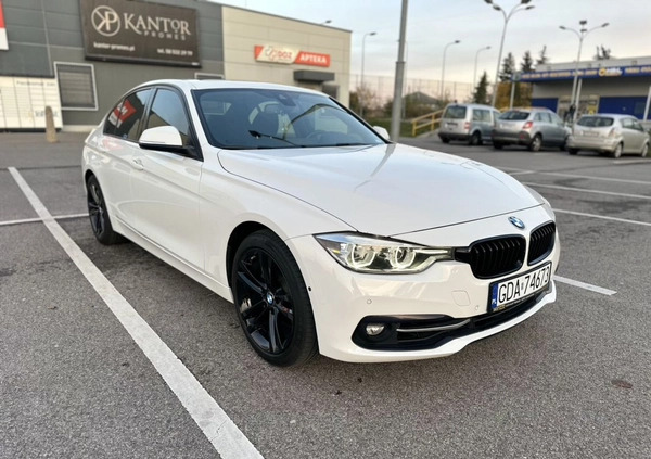 BMW Seria 3 cena 80900 przebieg: 122000, rok produkcji 2016 z Czerniejewo małe 137